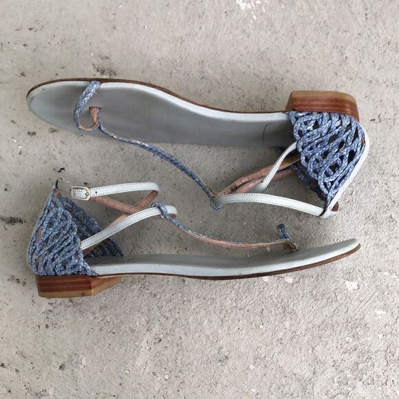 Stuart Weitzman Jute T sandals - Picture 2 of 6